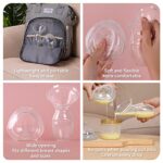 haakaa Manual Breast Pump for Breastfeeding 4oz/100ml and Ladybug Milk Collector 2.5oz/75ml Combo, Food-Grade Silicone