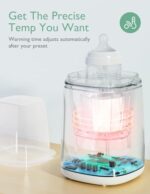 Momcozy Bottle Warmer, Fast Bottle Warmers for All Bottles with Timer, Accurate Temperature Control and Automatic Shut-Off, Multifunctional Bottle Warmer for Breastmilk