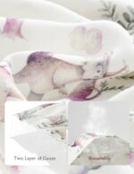 Momcozy Muslin Swaddle Blankets, Softness Upgrade Neutral Swaddle Blanket, Breathable Large 47''x47'' Baby Infant Newborn Boys Girls Swaddling Receiving Blanket Wraps, 2 Pack,...