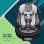Safety 1st Grow and Go All-in-One Convertible Car Seat, Rear-facing 5-40 pounds, Forward-facing 22-65 pounds, and Belt-positioning booster 40-100 pounds, High Street