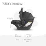 UPPAbaby Mesa V2 Infant Car Seat/Easy Installation/Innovative SmartSecure Technology/Base + Robust Infant Insert Included/Direct Stroller Attachment/Jake (Charcoal)