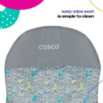 Cosco Kids Simple Fold High Chair, Etched Arrows