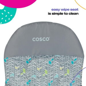 Cosco Kids Simple Fold High Chair, Etched Arrows