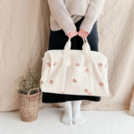 Kleiner Bär bestickte Handheld Umhängetasche niedlichen Cartoon große Kapazität Mutter Baby Eltern Kind einzelne Umhängetasche Mama Tasche - AliExpress 1501