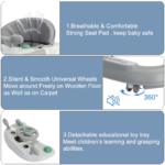 2-in-1 Toddler Push Walker with Removable Feeding and Music Tray - Babyz Corner