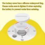 Baby Bath Tub Water Thermometer - (Upgraded Version) Digital Water Temperature Thermometer & Room Thermometer, Duck Floating Toy for Infant Toddler Bathtub Pool with Temperature...