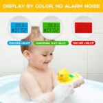 Baby Bath Tub Water Thermometer - (Upgraded Version) Digital Water Temperature Thermometer & Room Thermometer, Duck Floating Toy for Infant Toddler Bathtub Pool with Temperature...