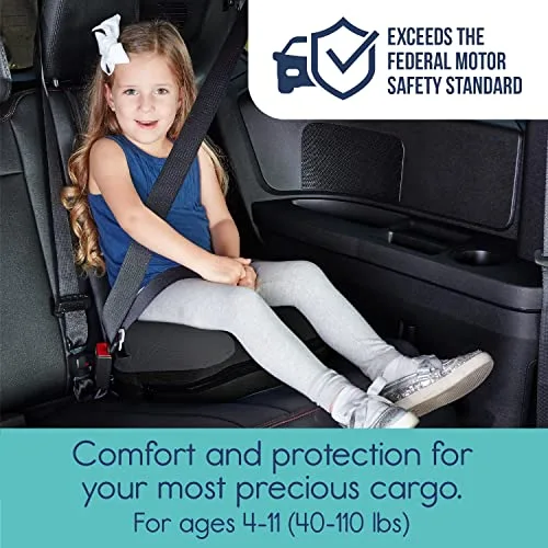 hiccapop UberBoost Inflatable Booster Car Seat | Blow up Narrow Backless Booster Car Seat for Travel | Portable Booster Seat for Toddlers Kids Child | BlackGray | Babyz Corner hiccapop UberBoost Inflatable Booster Car Seat | Blow up Narrow Backless Booster Car Seat for Travel | Portable Booster Seat for Toddlers, Kids, Child | Black/Gray