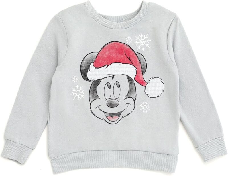 Disney Christmas Halloween Fleece Sweatshirt and Jogger Pants Outfit Set Newborn to Big Kid Sizes (Newborn - 14-16)