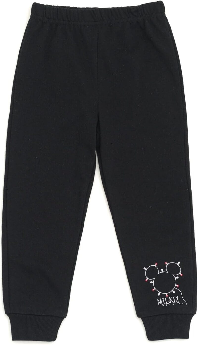 Disney Christmas Halloween Fleece Sweatshirt and Jogger Pants Outfit Set Newborn to Big Kid Sizes (Newborn - 14-16)