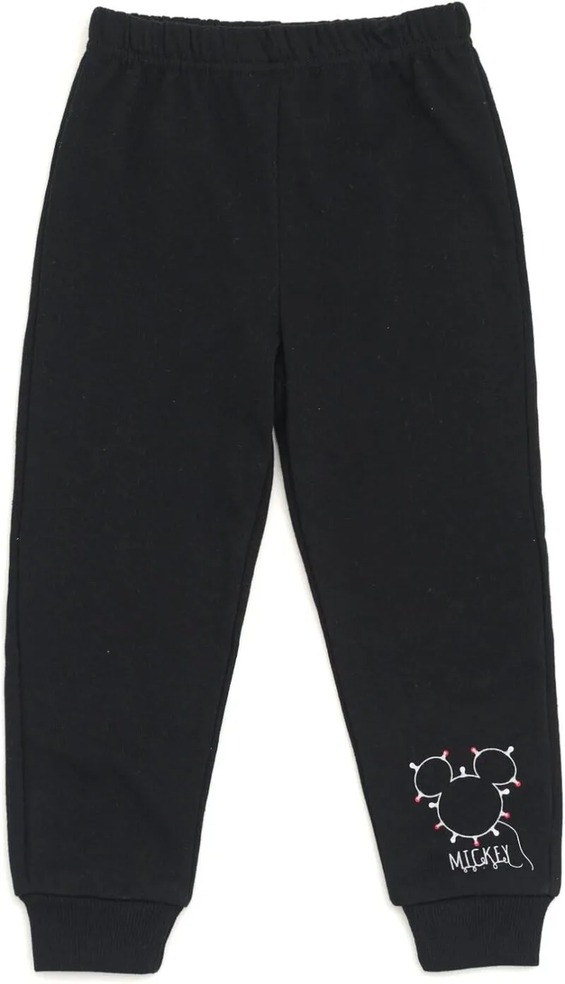 Disney Christmas Halloween Fleece Sweatshirt and Jogger Pants Outfit Set Newborn to Big Kid Sizes (Newborn - 14-16)