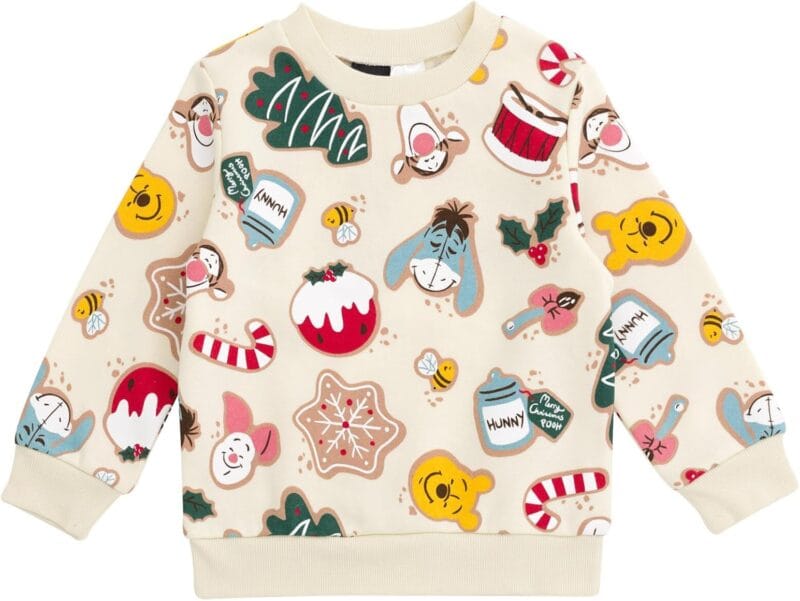 Disney Christmas Halloween Fleece Sweatshirt and Jogger Pants Outfit Set Newborn to Big Kid Sizes (Newborn - 14-16)