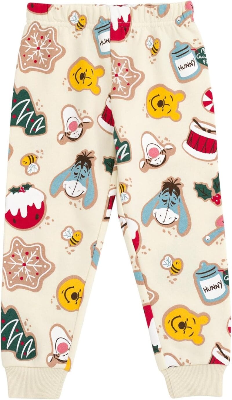 Disney Christmas Halloween Fleece Sweatshirt and Jogger Pants Outfit Set Newborn to Big Kid Sizes (Newborn - 14-16)