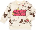 Disney Lion King Mickey Mouse Winnie the Pooh Toy Story Fleece Sweatshirt and Pants Outfit Set Newborn to Big Kid Sizes
