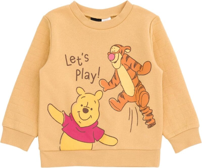 Disney Lion King Mickey Mouse Winnie the Pooh Toy Story Fleece Sweatshirt and Pants Outfit Set Newborn to Big Kid Sizes