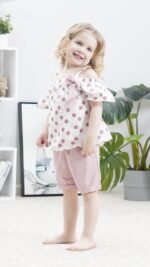 Hipea Toddler Baby Girls Summer Clothes Outfits Ruffle Camisole Spot Dot Tops and Casual Shorts Newborn Girl Clothing