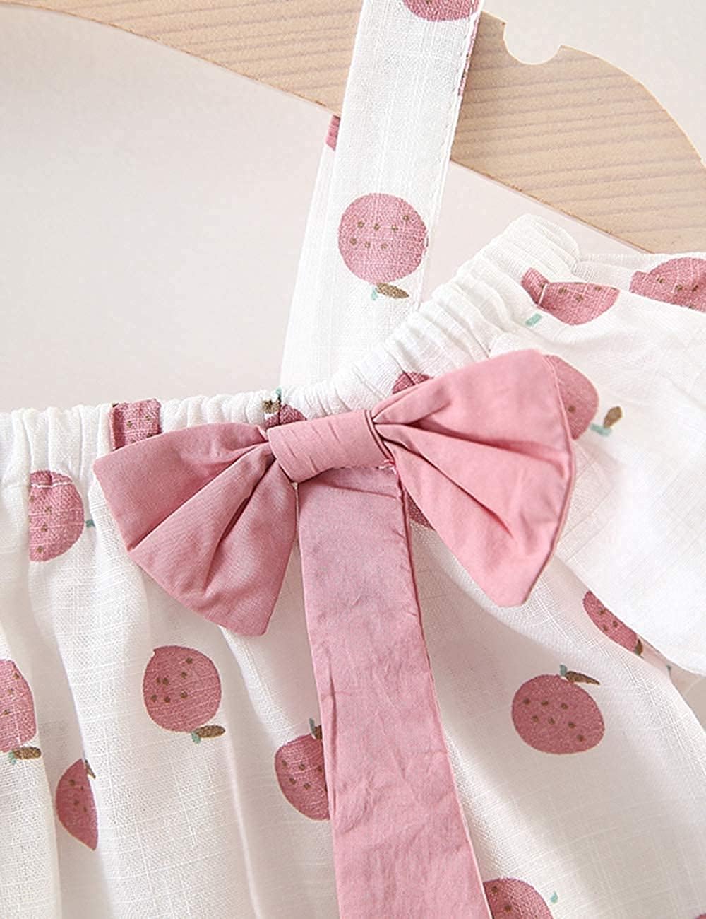 Hipea Toddler Baby Girls Summer Clothes Outfits Ruffle Camisole Spot Dot Tops and Casual Shorts Newborn Girl Clothing