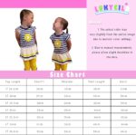 LUKYCILD Baby Girls Summer Clothes Casual Clothing Suit Short Sleeve Striped T-Shirt +Pants