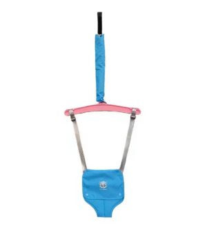 Outdoor and Indoor Jolly Jumper with Bouncing Chair and Sliding Adjustment Buckle