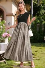 OUGES Women 2025 Spring Summer Dresses Maternity Sleeveless Ribbed Fashion Casual Outfits Maxi Dress with Pockets | Babyz Corner OUGES Women 2025 Spring Summer Dresses Maternity Sleeveless Ribbed Fashion Casual Outfits Maxi Dress with Pockets