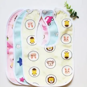 Clearance_3 stuks verpakking kleur willekeurig wasbaar waterdicht kinderen kind dubbellaags superzachte baby slabbetje_continue updates - AliExpress 1501