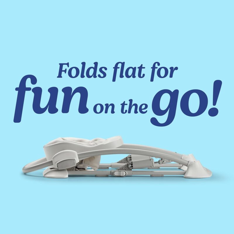 Graco Jumpstart 4-in-1 Adjustable Infant Activity Bouncer & Jumper, Versatile Baby Swing, Floor Seat, and Kids Chair with Snack Tray, Wren