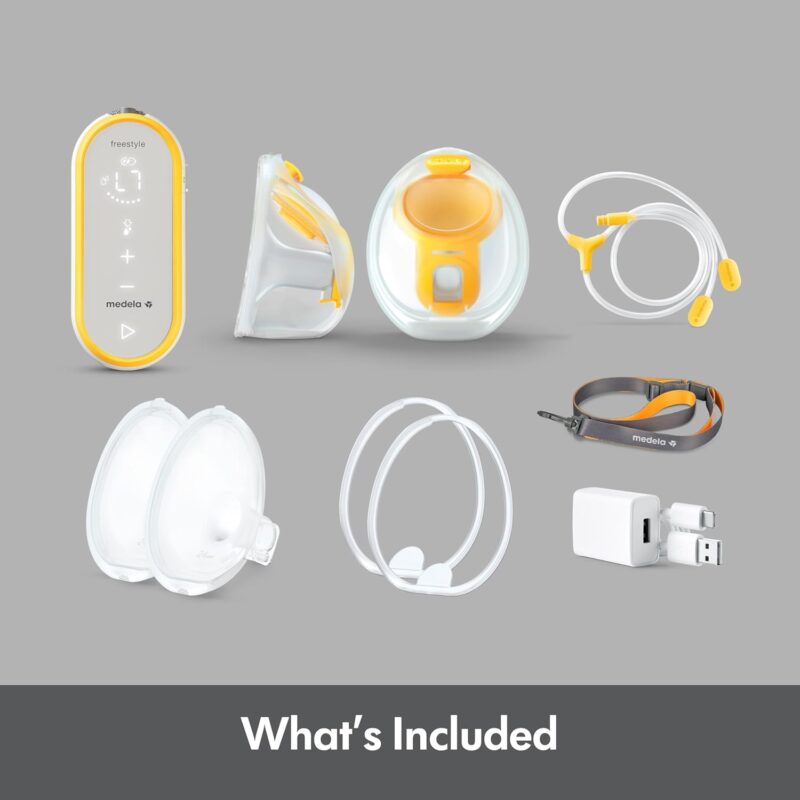 Medela Freestyle Hands-Free Breast Pump | Wearable, Portable and Discreet Double Electric Breast Pump with App Connectivity