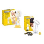 Medela Manual breast pump with Flex Shields Harmony Single Hand for More Comfort and Expressing More Milk