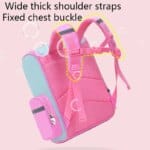 Crianças menina mochila com grande capacidade à prova dwaterproof água unicórnio impressão adolescente saco de escola para 2-16 anos de idade bonito kawaii criança mochila -...