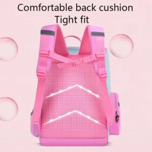 Crianças menina mochila com grande capacidade à prova dwaterproof água unicórnio impressão adolescente saco de escola para 2-16 anos de idade bonito kawaii criança mochila -...