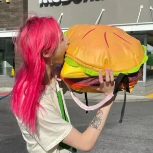 Stijlvolle Hamburger Daypack Laptop Opbergrits Draagbare Casual Tote Pu Cheeseburger Rugzak Voor Unisex Reizen Buiten Vakantie - AliExpress 1524
