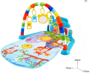 Baby Music Play Mat – Musical Activity Gym with Piano Keyboard, Tummy Time Crawling Mat & Educational Toys for Infants