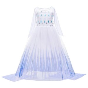 Princess Dress for Girls Elsa Anna Cosplay Costume Kids Jasmine Belle Cinderella Aurora Halloween Christmas Party Elegant Dress - AliExpress 1501