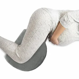 Memory Foam Pregnancy Wedge Pillow - Belly Support for Comfortable Side Sleeping