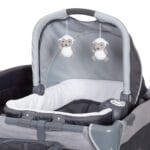 Baby Trend Retreat Nursery Center Playard, Bassinet & Storage, Robin | Portable Playard with Changing Table, Foldable and Convertible Travel Play Crib for Babies and Toddlers