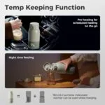 BOLOLO Portable Bottle Warmer, 10oz Breastmilk & Formula Heater for Travel | Super Fast Charging, Instant Breastmilk, Formula, Water
