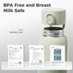 BOLOLO Portable Bottle Warmer, 10oz Breastmilk & Formula Heater for Travel | Super Fast Charging, Instant Breastmilk, Formula, Water