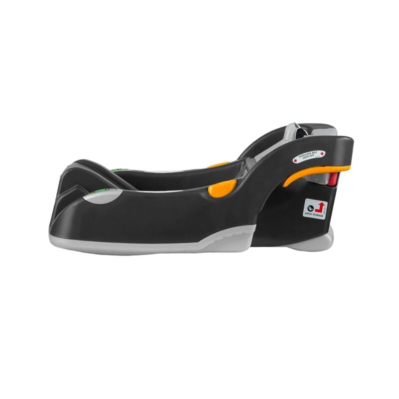 Chicco KeyFit Infant Car Seat Base, Stay-in-Car Rear-Facing Base | Anthracite/Grey, SuperCinch LATCH tightener, ReclineSure leveling foot, bubble levels, fits KeyFit and KeyFit...