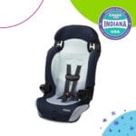 Cosco Kids Finale DX 2-in-1 Booster Car Seat, Forward Facing Toddler Car Seat (40-65 lbs) and Belt Positioning High Back Booster (40-100 lbs), Dusk