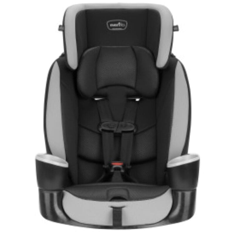 Evenflo High-Back Booster Car Seat with Harness 22 to 110lbs Maestro Sport Granite Gray Evenflo High-Back Booster Car Seat with Harness, 22 to 110lbs, Maestro Sport, Granite Gray