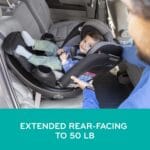 Evenflo Revolve360 Extend Convertible Car Seat with 360 Degree Rotation Extended Rear-Facing Forward-Facing Booster Mode and Secure LATCH Install Revere Gray | Babyz Corner Evenflo Revolve360 Extend Convertible Car Seat with 360 Degree Rotation, Extended Rear-Facing, Forward-Facing, Booster Mode, and Secure LATCH Install, Revere Gray