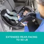 Evenflo Revolve360 Extend Convertible Car Seat with 360 Degree Rotation Extended Rear-Facing Forward-Facing Booster Mode and Secure LATCH Install Revere Gray Evenflo Revolve360 Extend Convertible Car Seat with 360 Degree Rotation, Extended Rear-Facing, Forward-Facing, Booster Mode, and Secure LATCH Install, Revere Gray
