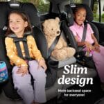 Graco® Slimfit 3-in-1 Convertible Car Seat, Ultra-Space-Saving Design, Silas, Suitable for Rear and Forward-Facing, Highback Booster Seat with 10-Position Headrest