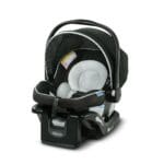 Graco® SnugRide Lite LX Infant Car Seat, Lightweight Rear-Facing Seat for Babies 4–30 lb, 4-Position Adjustable Base, Latch Installation & ProtectPlus Engineered, Studio