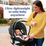 Graco® SnugRide Lite LX Infant Car Seat, Lightweight Rear-Facing Seat for Babies 4–30 lb, 4-Position Adjustable Base, Latch Installation & ProtectPlus Engineered, Studio