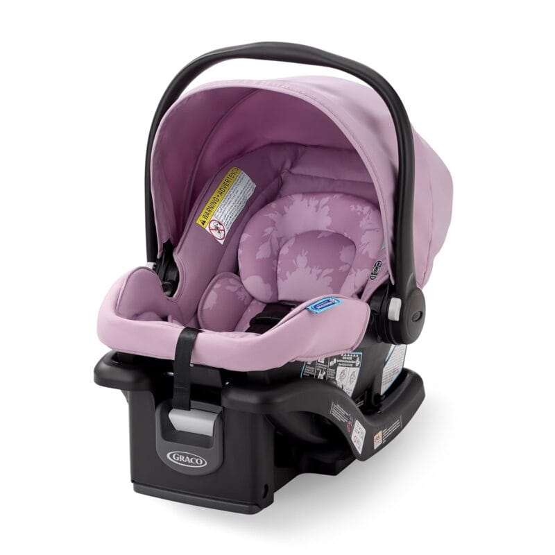 Graco® SnugRide Lite LX Infant Car Seat, Lightweight Rear-Facing Seat for Babies 4–30 lb, 4-Position Adjustable Base, Latch Installation & ProtectPlus Engineered, Studio