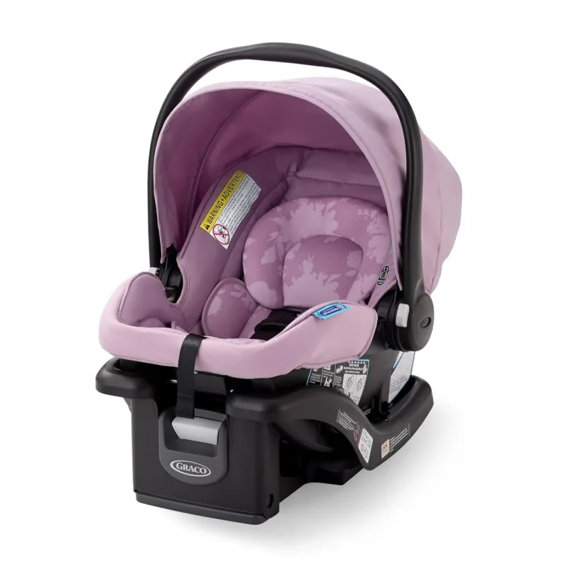 Graco® SnugRide Lite LX Infant Car Seat, Lightweight Rear-Facing Seat for Babies 4–30 lb, 4-Position Adjustable Base, Latch Installation & ProtectPlus Engineered, Studio