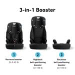 Graco® Tranzitions 3-in-1 Harness Booster Car Seat, Forward Facing Car Seat, Highback, to Backless Booster, Proof