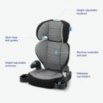 Graco TurboBooster 20 Highback Booster Car Seat Declan | Babyz Corner Graco TurboBooster 2.0 Highback Booster Car Seat, Declan