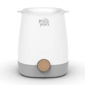 The First Years Baby Bottle Warmer and Sterilizer - Pacifier and Bottle Nipple Sanitizer - Feeding Baby Essentials for Formula or Breast Milk - Holds Multiple Sizes